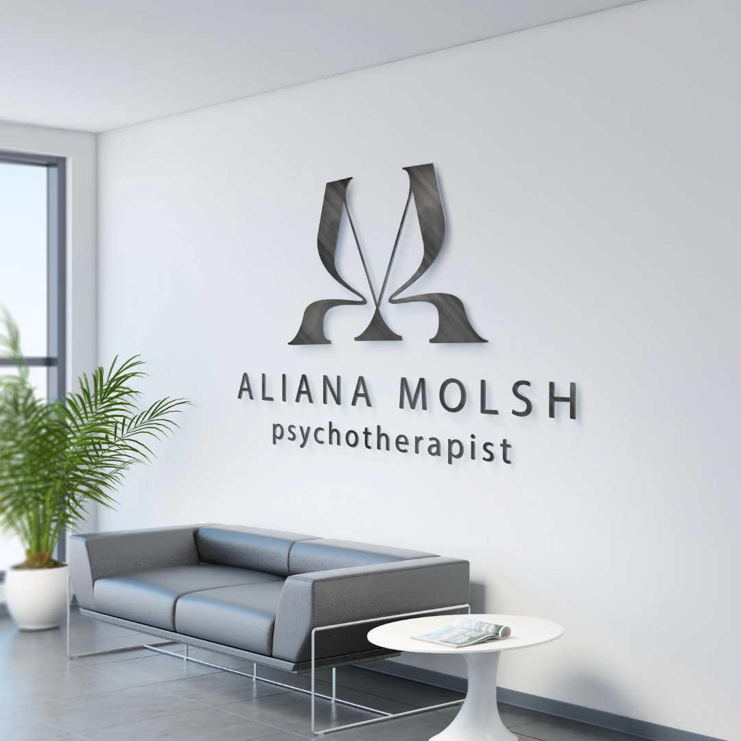 Contemporary branding logo for Aliana Molsh